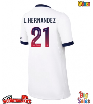Paris Saint-Germain Lucas Hernandez #21 Replica Away Stadium Shirt for Women 2026-27 Short Sleeve